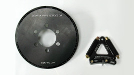 CH-3199K Timing Pointer and Crank Hub Degree Ring Kit SB or BB Chevy